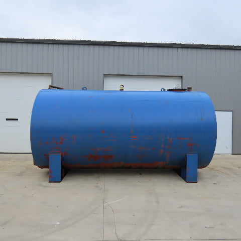6000 Gallon Aboveground Steel Single Wall Horizontal Liquid Saddle Storage Tank
