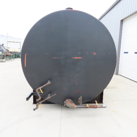 6000 Gallon Aboveground Steel Single Wall Horizontal Liquid Saddle Storage Tank