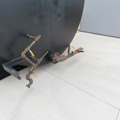 6000 Gallon Aboveground Steel Single Wall Horizontal Liquid Saddle Storage Tank