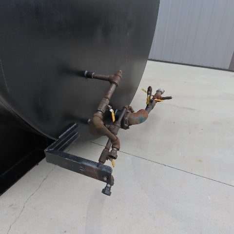 6000 Gallon Aboveground Steel Single Wall Horizontal Liquid Saddle Storage Tank