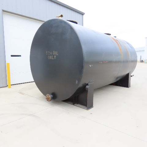 6000 Gallon Aboveground Steel Single Wall Horizontal Liquid Saddle Storage Tank