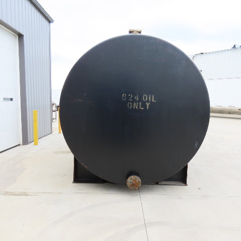 6000 Gallon Aboveground Steel Single Wall Horizontal Liquid Saddle Storage Tank