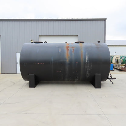 6000 Gallon Aboveground Steel Single Wall Horizontal Liquid Saddle Storage Tank
