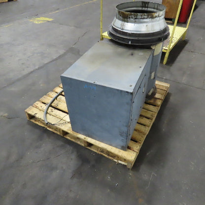 Hartzell 18" 1HP Belt Driven Tubeaxial Fan 230/460V 3PH 1740 RPM Tested