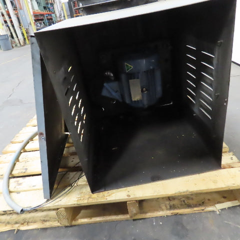 Hartzell 18" 1HP Belt Driven Tubeaxial Fan 230/460V 3PH 1740 RPM Tested