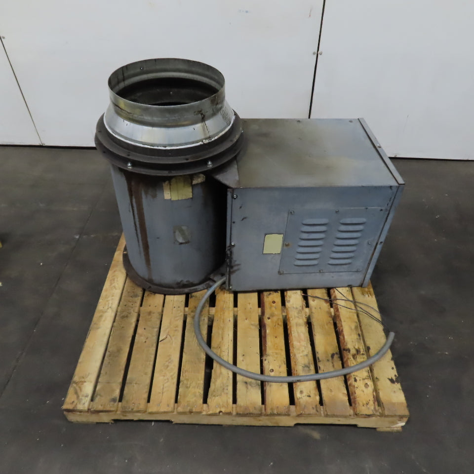 Hartzell 18" 1HP Belt Driven Tubeaxial Fan 230/460V 3PH 1740 RPM Tested