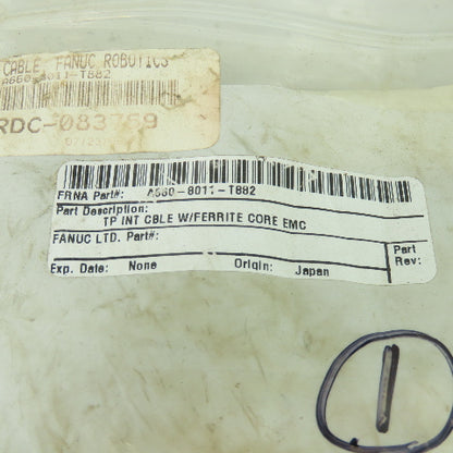 Fanuc A660-8011-T882 Connector Cable Ferrite Core EMC