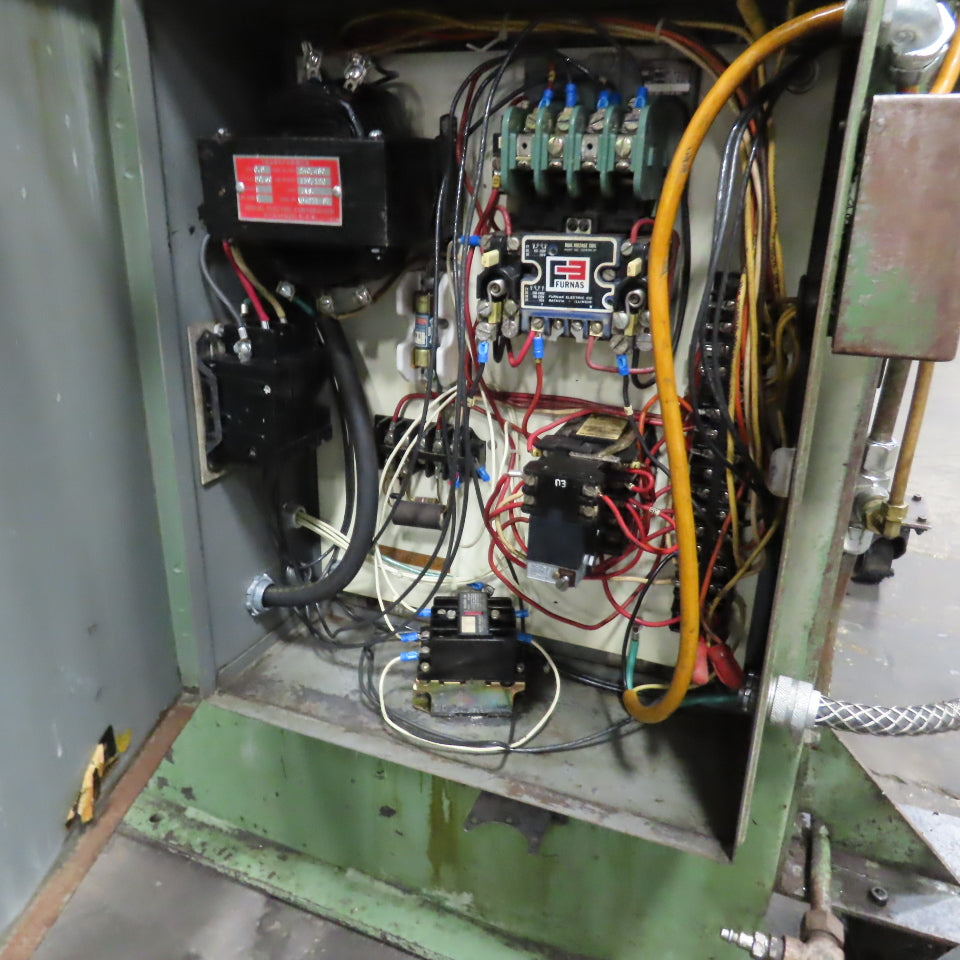 Teledyne Pines 172253 4" Tube End Finishing Machine 480V 3PH 3HP 8.7A Tested