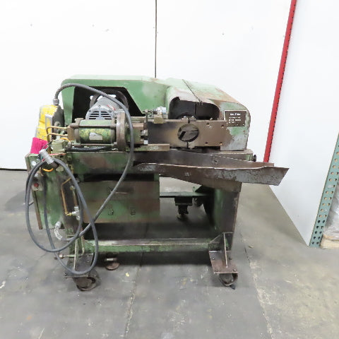 Teledyne Pines 172253 4" Tube End Finishing Machine 480V 3PH 3HP 8.7A Tested