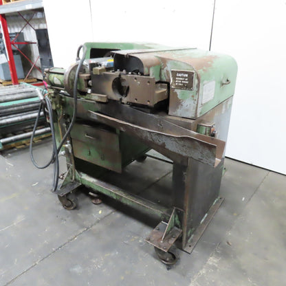 Teledyne Pines 172253 4" Tube End Finishing Machine 480V 3PH 3HP 8.7A Tested