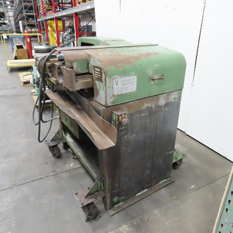 Teledyne Pines 172253 4" Tube End Finishing Machine 480V 3PH 3HP 8.7A Tested