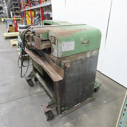 Teledyne Pines 172253 4" Tube End Finishing Machine 480V 3PH 3HP 8.7A Tested