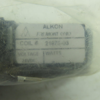 Alkon P-035SS-24 DC-HW Solenoid Valve 24VDC Coil NEW