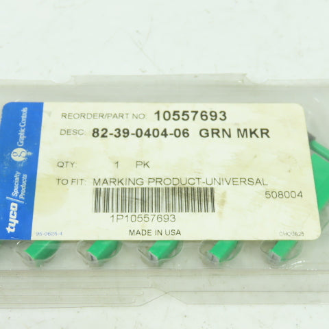 Graphic Controls 82-39-0404-06 Green Marker Pen Chart Recorder 10557693 Pk Of 6