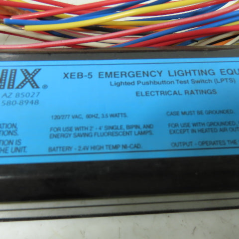 Exitronix XEB-5 Emergency Ballast 120/277VAC 3.5W NEW