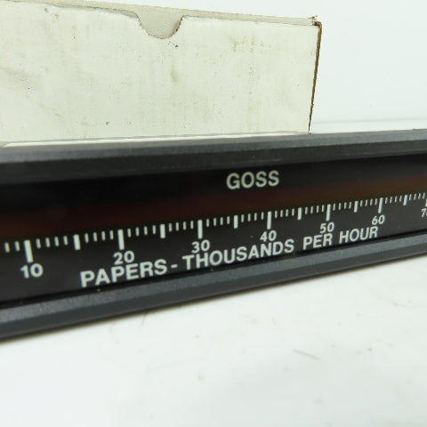 Ametek/Dixson 00236005 276947 4864 0 Goss 0-75 Paper-Thousands Per Hour