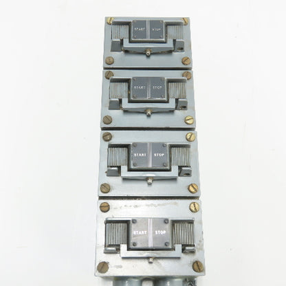 Allen Bradley 8HW7-20738 Bulletin 800H 4-Station Start/Stop Hazardous Switch
