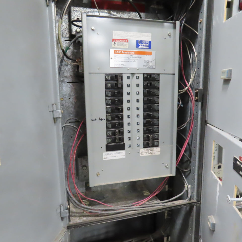 Siemens Marq 600A Motor Control Center MCC 480V 3PH 3W 60HZ (7 Buckets)