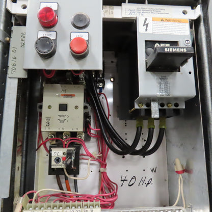 Siemens Marq 600A Motor Control Center MCC 480V 3PH 3W 60HZ (7 Buckets)