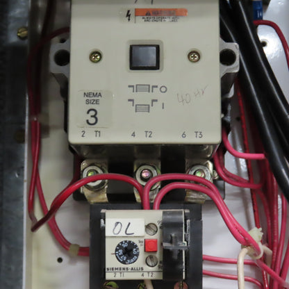 Siemens Marq 600A Motor Control Center MCC 480V 3PH 3W 60HZ (7 Buckets)