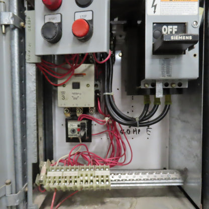 Siemens Marq 600A Motor Control Center MCC 480V 3PH 3W 60HZ (7 Buckets)