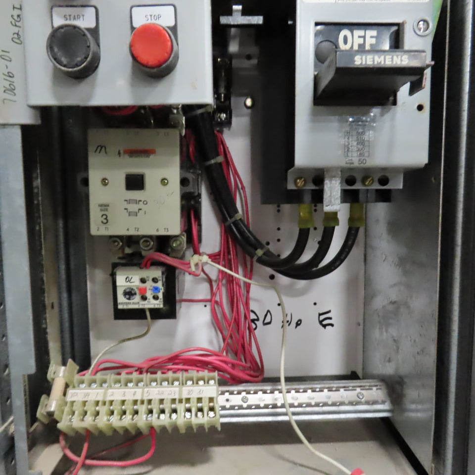 Siemens Marq 600A Motor Control Center MCC 480V 3PH 3W 60HZ (7 Buckets)