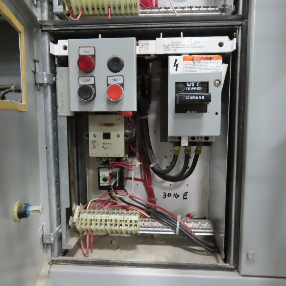 Siemens Marq 600A Motor Control Center MCC 480V 3PH 3W 60HZ (7 Buckets)