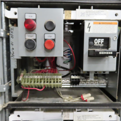 Siemens Marq 600A Motor Control Center MCC 480V 3PH 3W 60HZ (7 Buckets)