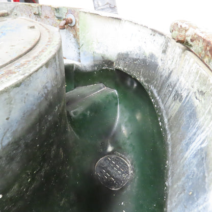 Roto Finish 2HP Lined Vibratory Finishing Tumbler 230/460V 3PH 16" Deep Tested