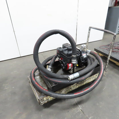 Pacer SE2UL E950 2 NPT Transfer Pump 200GPM W/ Briggs 6.5HP Motor, Hose & Cart