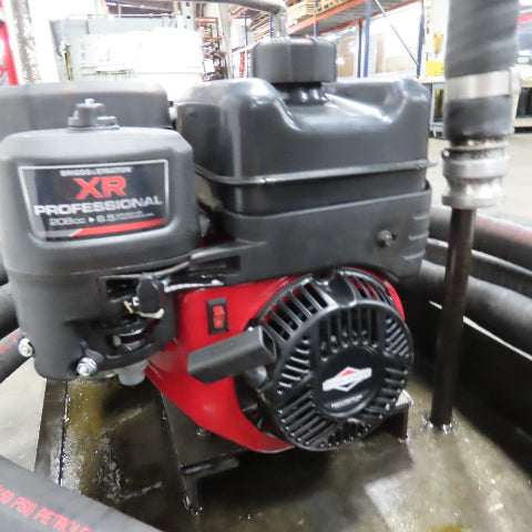 Pacer SE2UL E950 2 NPT Transfer Pump 200GPM W/ Briggs 6.5HP Motor, Hose & Cart