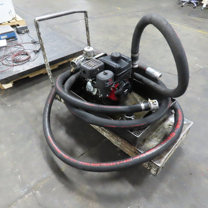 Pacer SE2UL E950 2 NPT Transfer Pump 200GPM W/ Briggs 6.5HP Motor, Hose & Cart