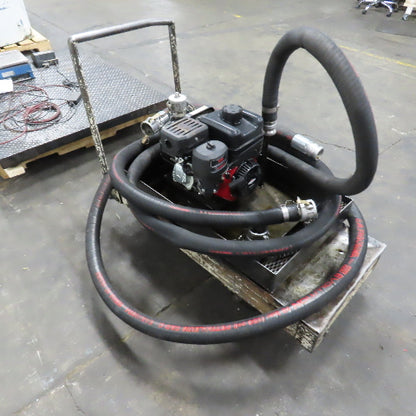 Pacer SE2UL E950 2 NPT Transfer Pump 200GPM W/ Briggs 6.5HP Motor, Hose & Cart
