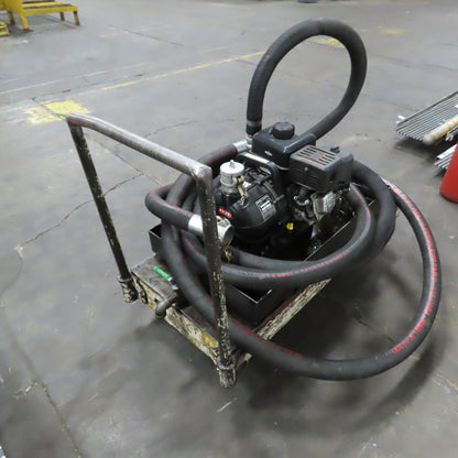 Pacer SE2UL E950 2 NPT Transfer Pump 200GPM W/ Briggs 6.5HP Motor, Hose & Cart