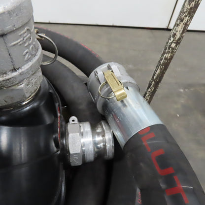 Pacer SE2UL E950 2 NPT Transfer Pump 200GPM W/ Briggs 6.5HP Motor, Hose & Cart
