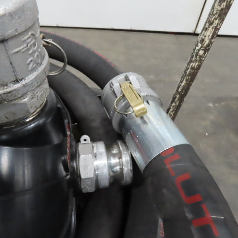 Pacer SE2UL E950 2 NPT Transfer Pump 200GPM W/ Briggs 6.5HP Motor, Hose & Cart
