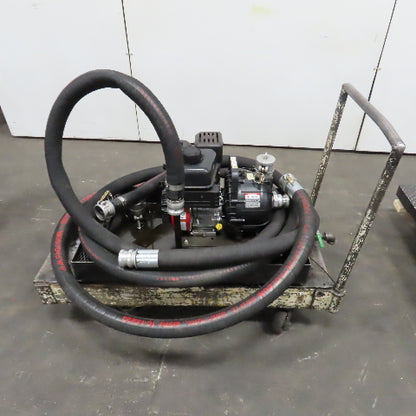Pacer SE2UL E950 2 NPT Transfer Pump 200GPM W/ Briggs 6.5HP Motor, Hose & Cart
