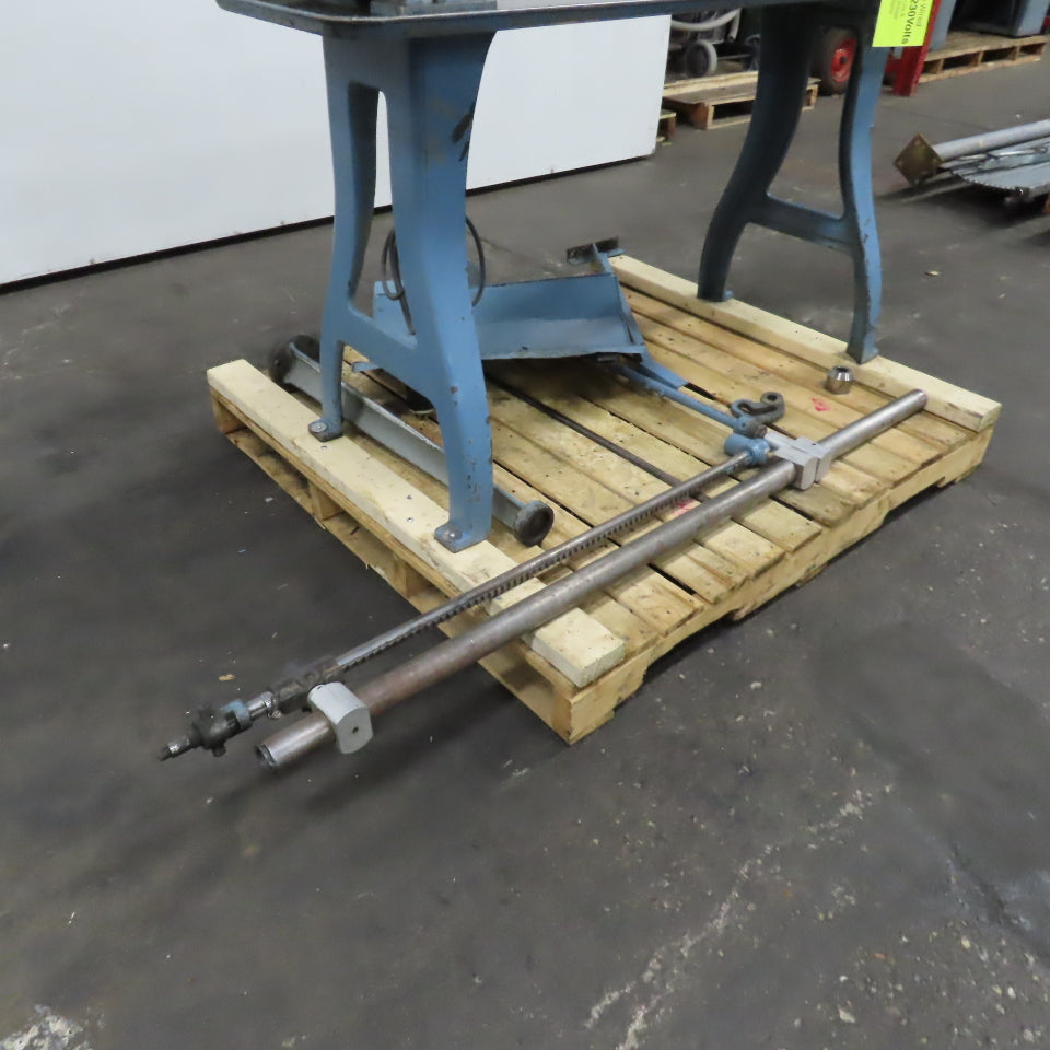 Logan 830 Vintage Hand Screw Machine Lathe 230V 3-Phase W/ Bar Feeder Tested