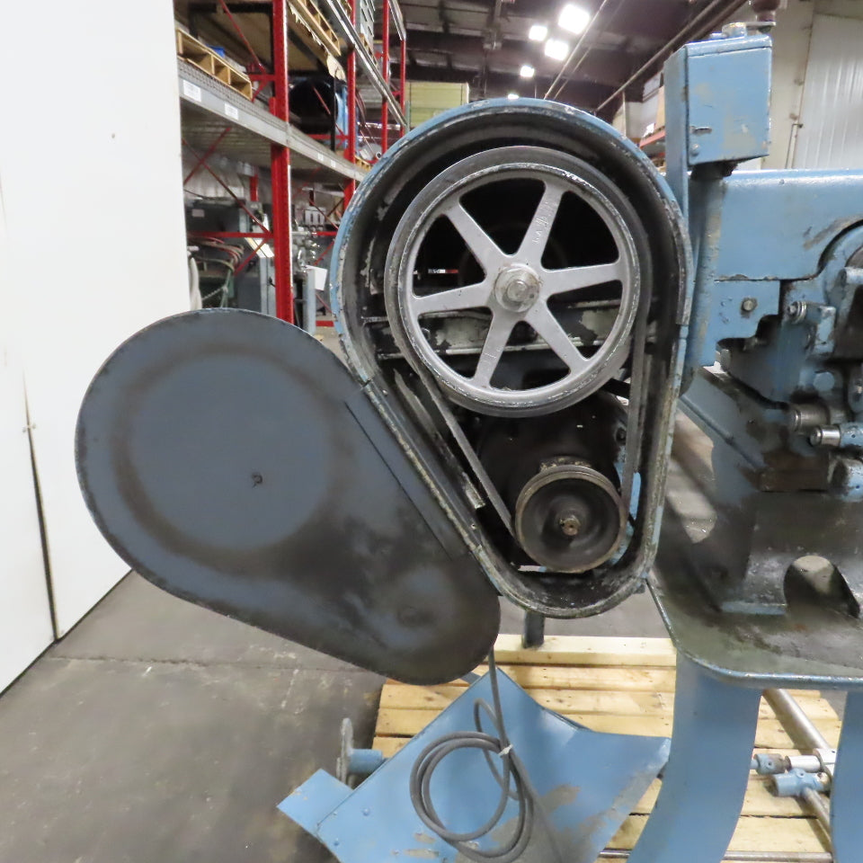 Logan 830 Vintage Hand Screw Machine Lathe 230V 3-Phase W/ Bar Feeder Tested