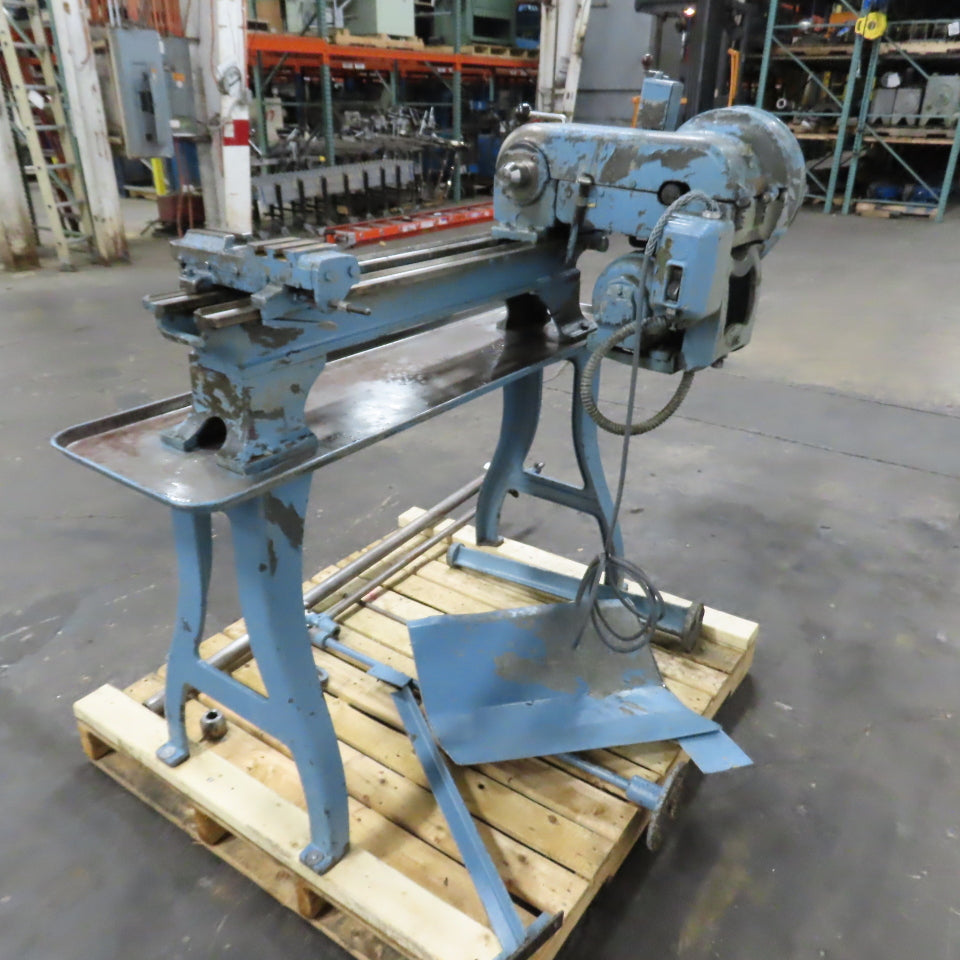 Logan 830 Vintage Hand Screw Machine Lathe 230V 3-Phase W/ Bar Feeder Tested