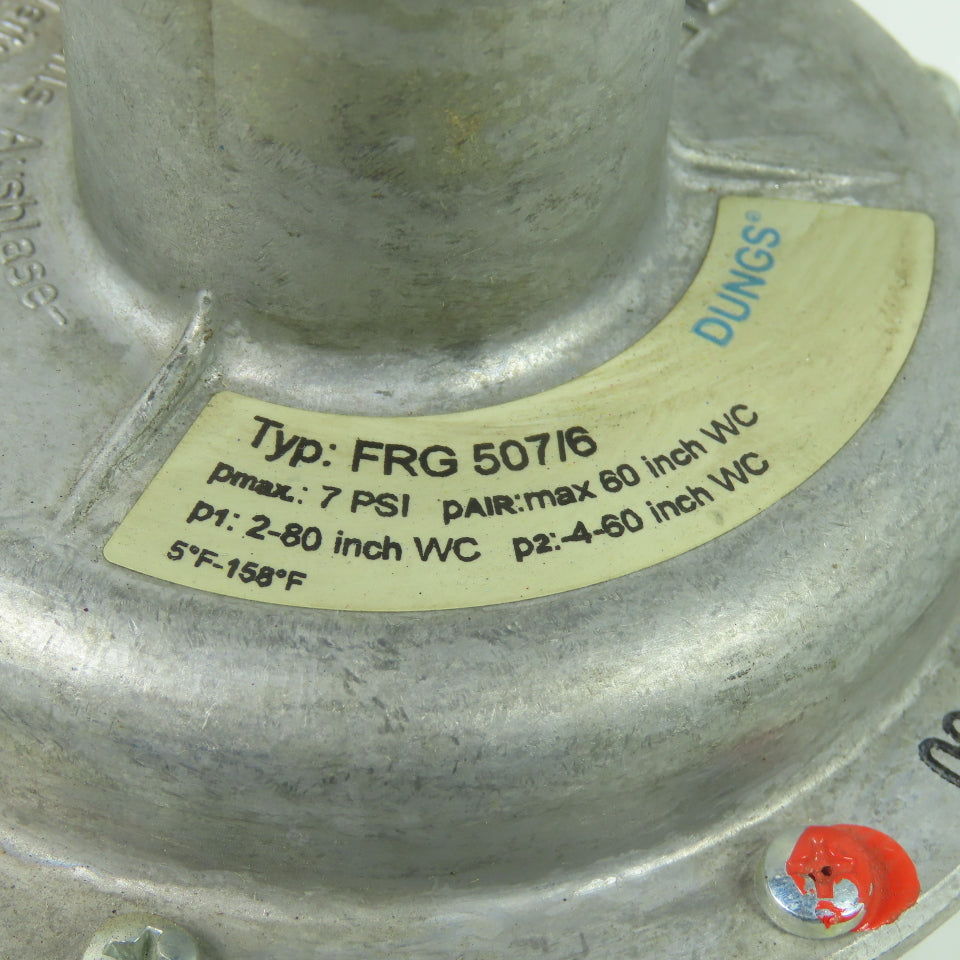 Dungs FRG 507/6 Pneumatic Regulator 7 PSI Max