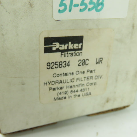 Parker 925834 20C WR Hydraulic Filter Element