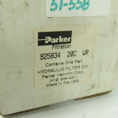 Parker 925834 20C WR Hydraulic Filter Element