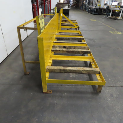 Forklift Battery & Charger Handling Pallet Storage Rack 132" Long x 40" Deep