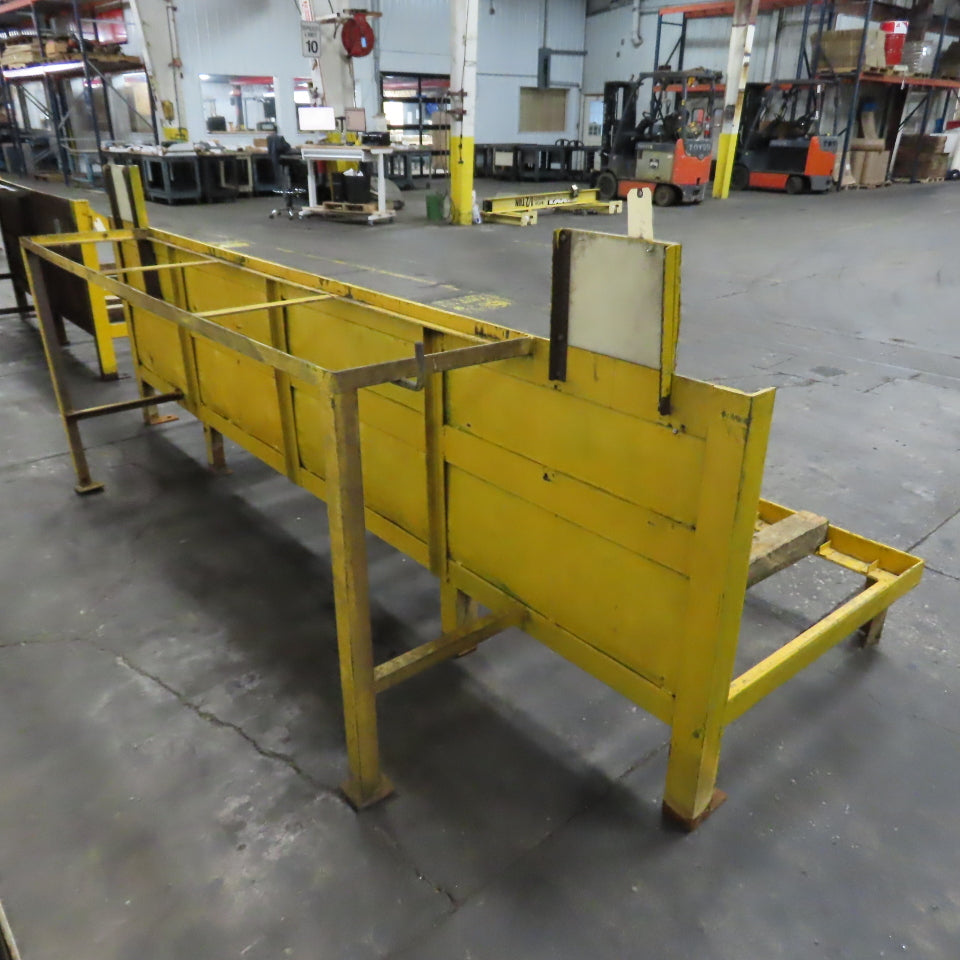 Forklift Battery & Charger Handling Pallet Storage Rack 132" Long x 40" Deep