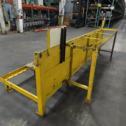 Forklift Battery & Charger Handling Pallet Storage Rack 132" Long x 40" Deep