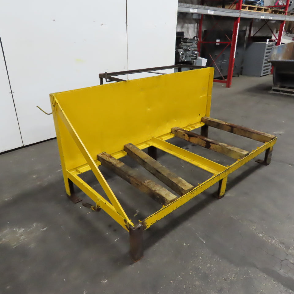 Forklift Battery & Charger Handling Pallet Storage Rack 84" Long x 40" Deep