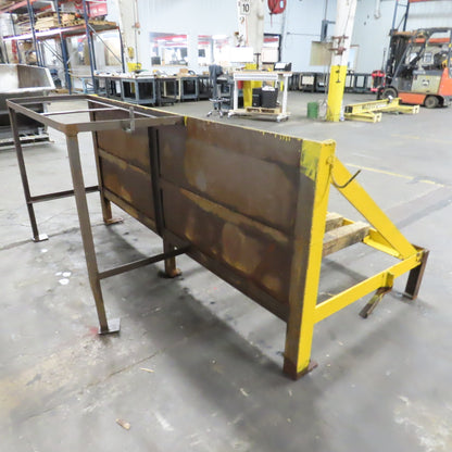 Forklift Battery & Charger Handling Pallet Storage Rack 84" Long x 40" Deep