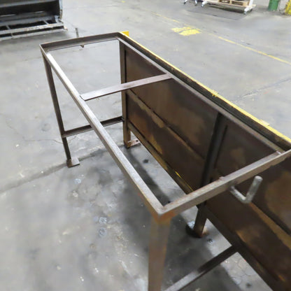 Forklift Battery & Charger Handling Pallet Storage Rack 84" Long x 40" Deep
