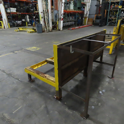 Forklift Battery & Charger Handling Pallet Storage Rack 84" Long x 40" Deep